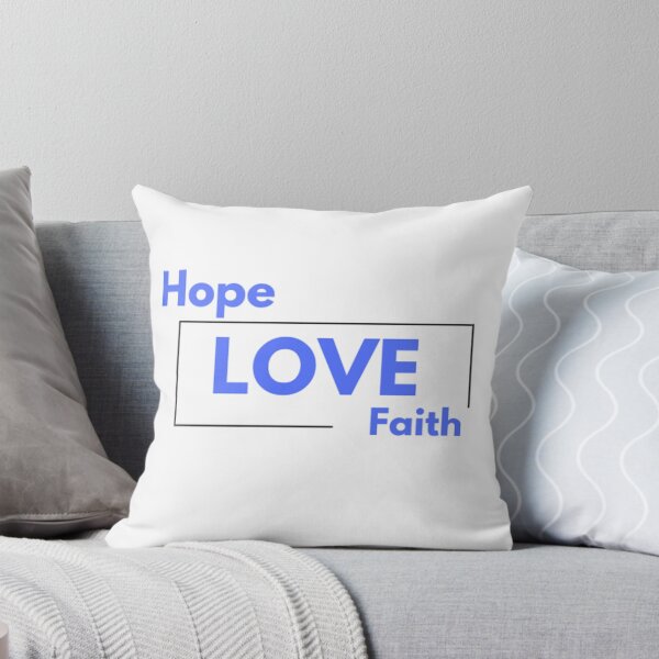 Item preview, blue home, blue love, blue faith, love, hope, faith designed and sold by Chris Purdy.