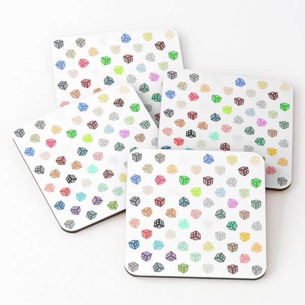 Item preview, Abstract Multicolour Dice designed and sold by Pixel4Art.