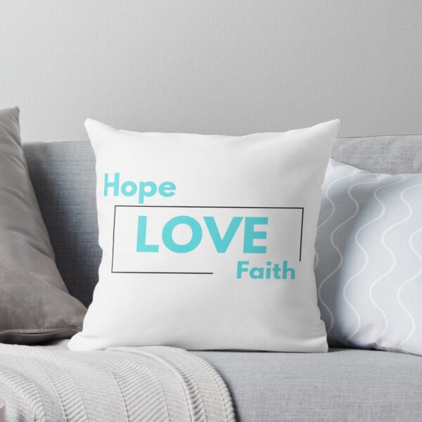 Item preview, blue home, blue love, blue faith, love, hope, faith designed and sold by Chris Purdy.