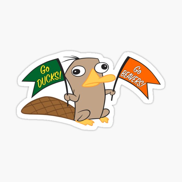 #1 Platypus Fan Sticker