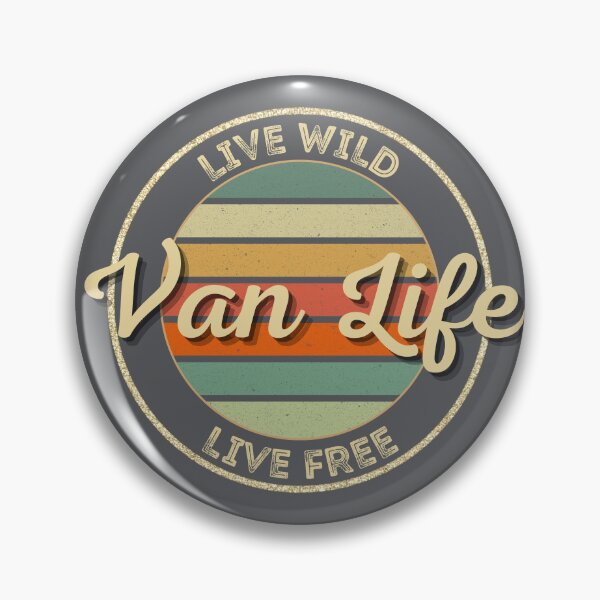 Item preview, Van Life live wild live free designed and sold by TreasurePlanetV.