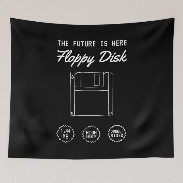 Item preview, Floppy Disk: the future is here! designed and sold by ShirtBricks.