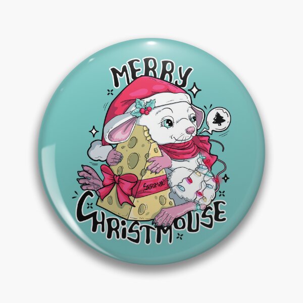 Item preview, Merry Christmouse mouse and Christmas pun designed and sold by SPIRIMAL.