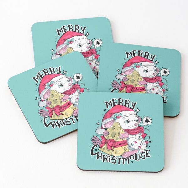Item preview, Merry Christmouse mouse and Christmas pun designed and sold by SPIRIMAL.