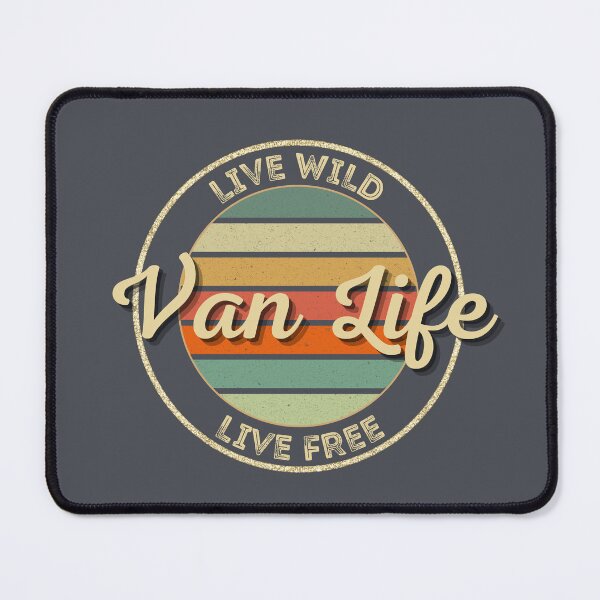 Item preview, Van Life live wild live free designed and sold by TreasurePlanetV.