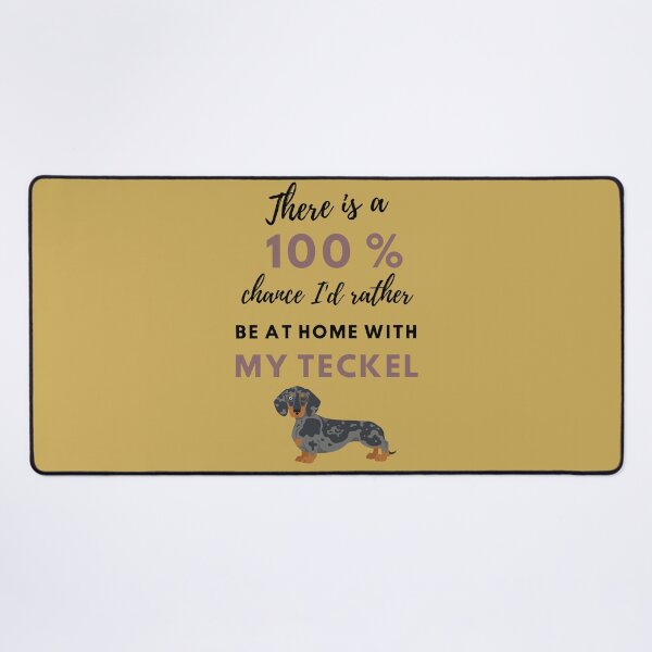 Item preview, I'd rather be at home with my Teckel designed and sold by TeckelLove.