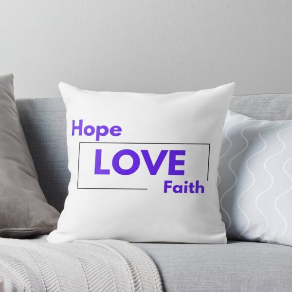 Item preview, blue home, blue love, blue faith, love, hope, faith designed and sold by Chris Purdy.