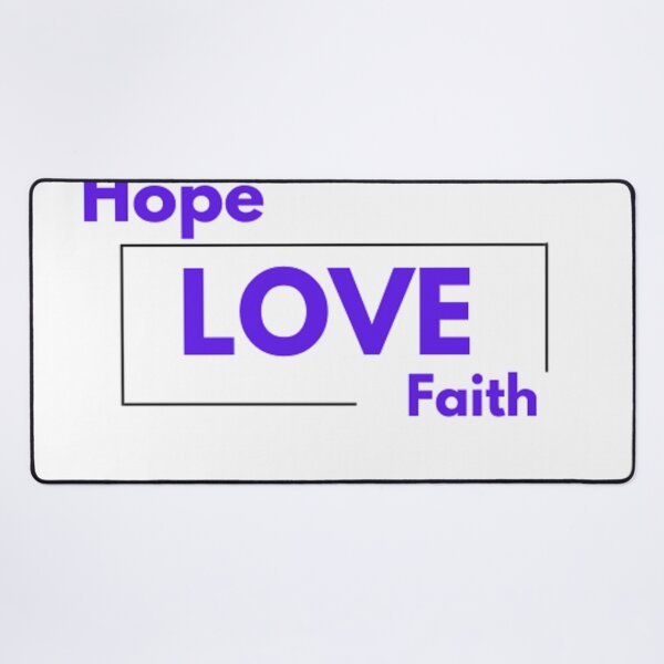 Item preview, blue home, blue love, blue faith, love, hope, faith designed and sold by Chris Purdy.
