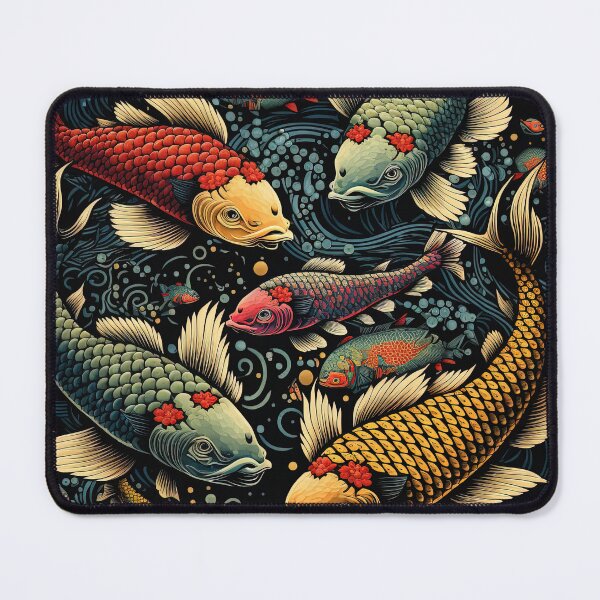 Item preview, koi coloured fish designed and sold by Arthoughts.