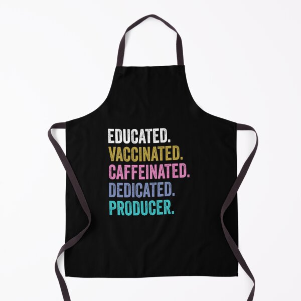 Item preview, producer Shirt, Educated Dedicated Vaccinated producer, Vaccinated producer designed and sold by Dogs Geeky⭐⭐⭐⭐⭐.