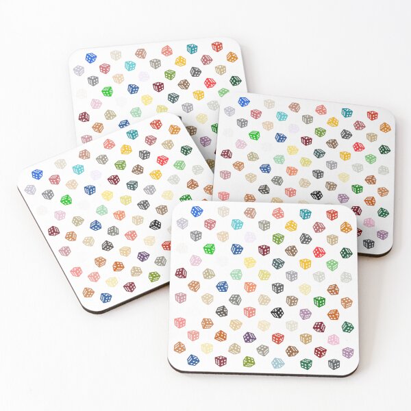 Item preview, Abstract Multicolour Dice designed and sold by Pixel4Art.