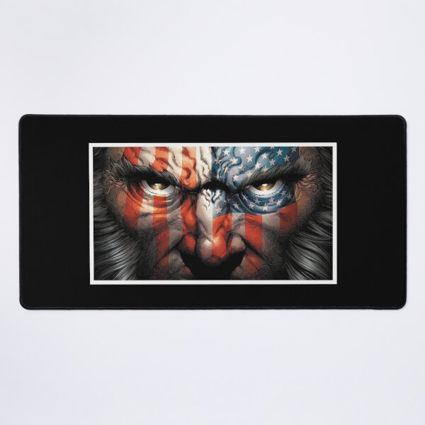 Item preview, Face with USA flag designed and sold by UA-Shirts.