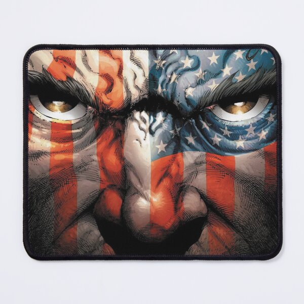 Item preview, Face with USA flag designed and sold by UA-Shirts.
