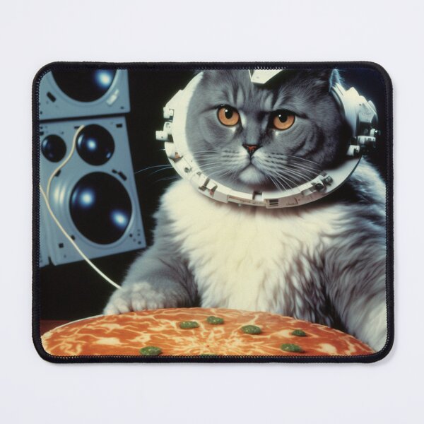 Item preview, DJ Cat Pizza designed and sold by HistoriaMutante.