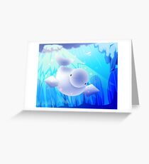 A Beluga Says Hi Greeting Card