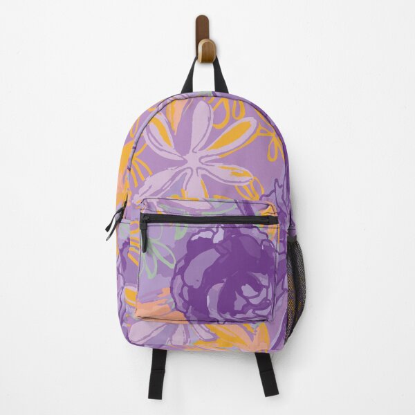 Item preview, Peony pop bohemian flowers and pop purple designed and sold by SoatCreation.