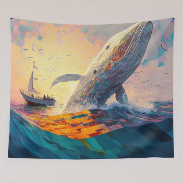 Item preview, Whale jumping over boat designed and sold by Mirochan80.