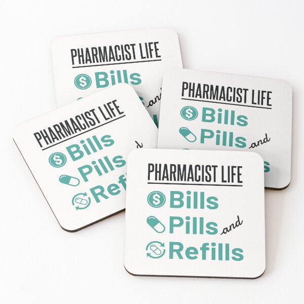 Item preview, Pharmacist Life Bills Pills and Refills Funny Pharmacology designed and sold by jaygo.