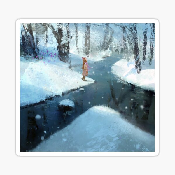 Item preview, une forêt d'hiver designed and sold by kimbongjune.
