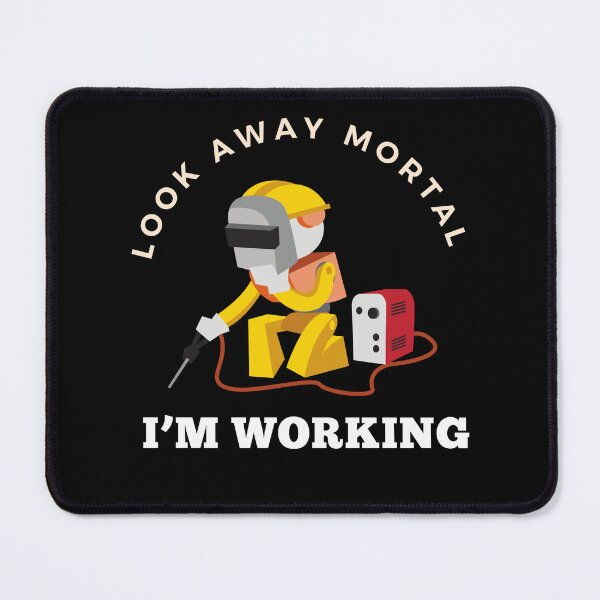 Item preview, Look away mortal I’m working designed and sold by Aminesnip.