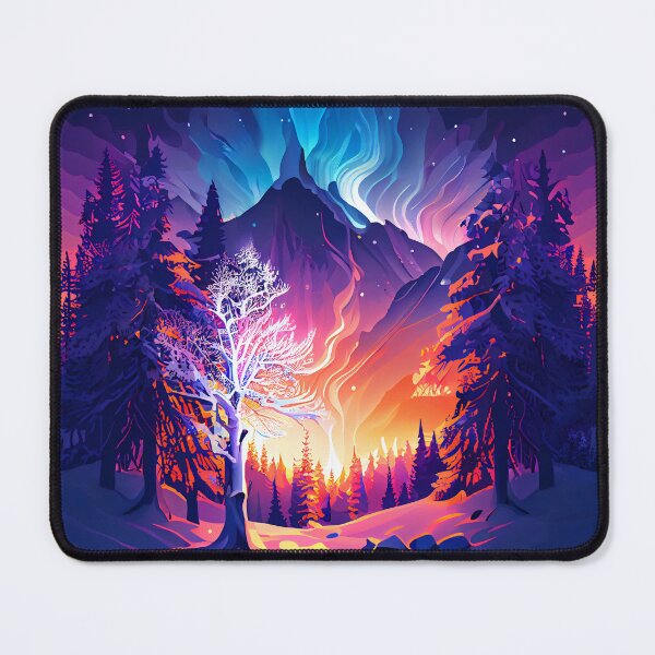 Item preview, Northern Lights Rainbow Glow Sticker designed and sold by BEAUHOUS.
