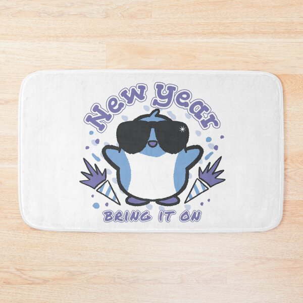 Item preview, New Year's Penguin Bring it on Tshirt, mugs, hoodie, prints designed and sold by FineArc.