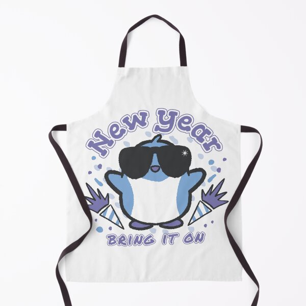 Item preview, New Year's Penguin Bring it on Tshirt, mugs, hoodie, prints designed and sold by FineArc.