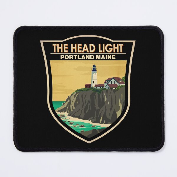 Item preview, Portland Head Light Maine Badge designed and sold by KrisSidDesigns.