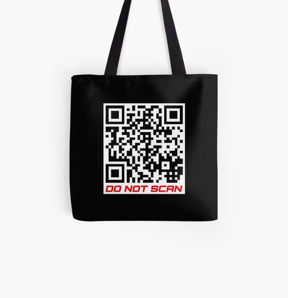 Rick Roll Your Friends! QR code that links to Rick Astley's “Never Gonna  Give You Up”  music video Sticker for Sale by ApexFibers