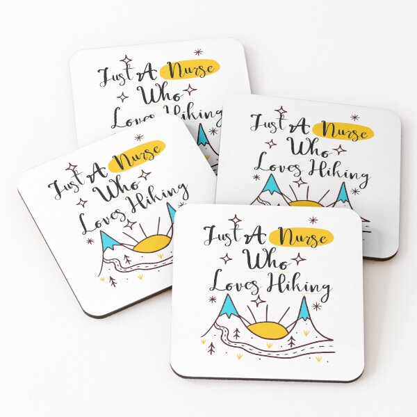 Item preview, Just A Nurse Who Loves Hiking designed and sold by HusseinHB.