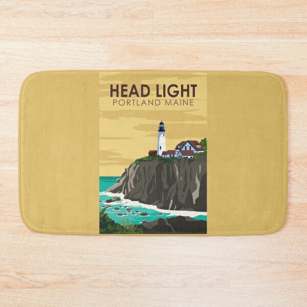 Item preview, Portland Head Light Maine Travel Vintage Art designed and sold by KrisSidDesigns.