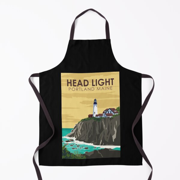 Item preview, Portland Head Light Maine Travel Vintage Art designed and sold by KrisSidDesigns.
