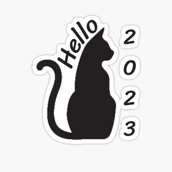 Hello Black Cat Gifts & Merchandise for Sale