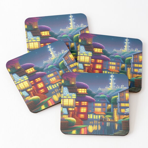 Item preview, Pixelated Cityscape Visions designed and sold by Nellisstadia.