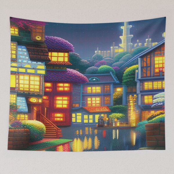 Item preview, Pixelated Cityscape Visions designed and sold by Nellisstadia.