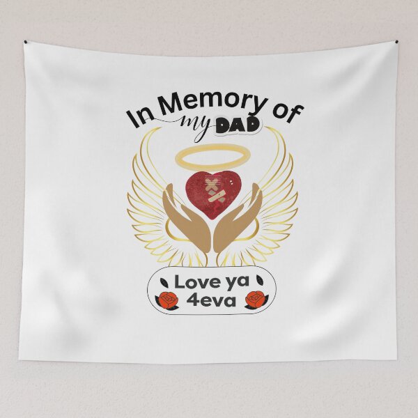 Item preview, In Memory of Dad love you forever designed and sold by DesignsbyDemand.