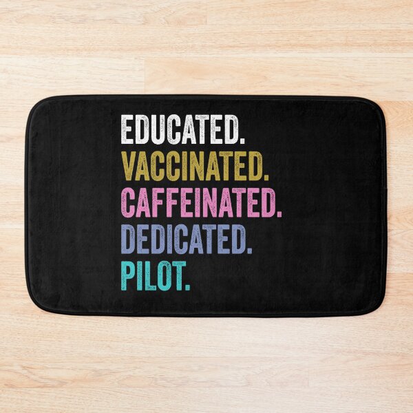 Item preview, pilot Educated Dedicated Shirt, pilot Dad Husband designed and sold by Dogs Geeky⭐⭐⭐⭐⭐.