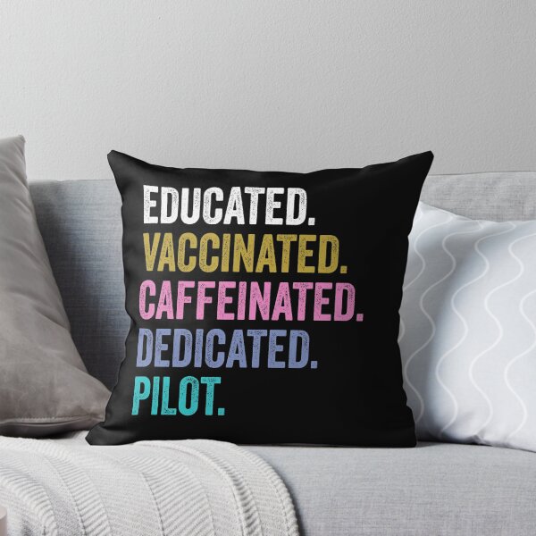 Item preview, pilot Educated Dedicated Shirt, pilot Dad Husband designed and sold by Dogs Geeky⭐⭐⭐⭐⭐.