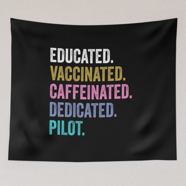 Item preview, pilot Educated Dedicated Shirt, pilot Dad Husband designed and sold by Dogs Geeky⭐⭐⭐⭐⭐.