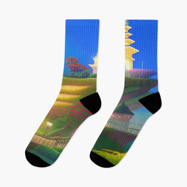 Item preview, Pixelated Cityscape Illusions designed and sold by Nellisstadia.