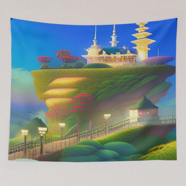 Item preview, Pixelated Cityscape Illusions designed and sold by Nellisstadia.