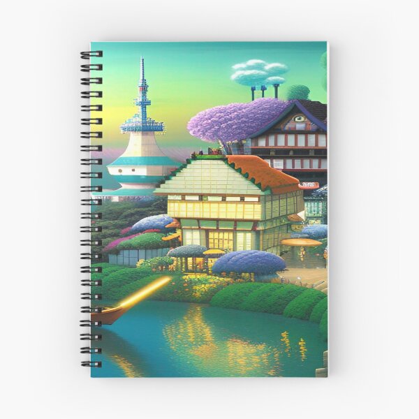 Item preview, Pixilated Cityscape Fantasies designed and sold by Nellisstadia.