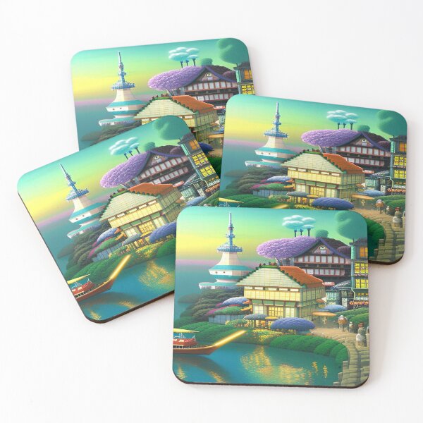 Item preview, Pixilated Cityscape Fantasies designed and sold by Nellisstadia.