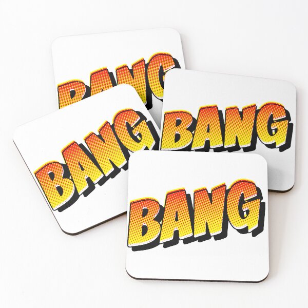 Aperçu de l'œuvre Texte comique BANG Pop Art créée et vendue par GazCoDesign.