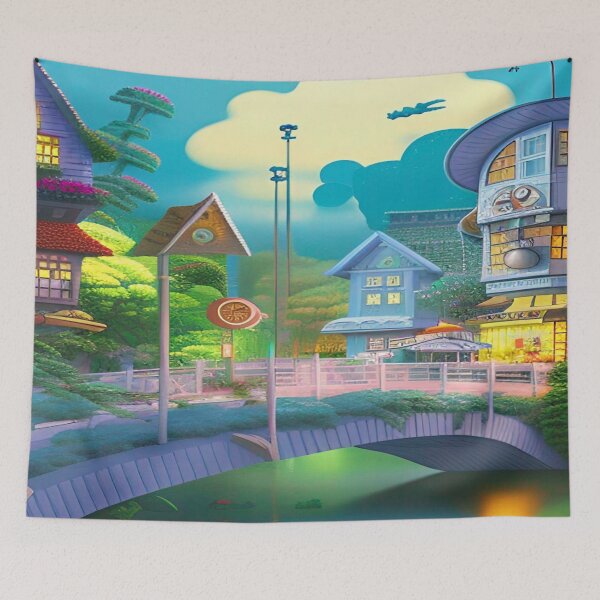 Item preview, 8-Bit Cityscape Wonders designed and sold by Nellisstadia.