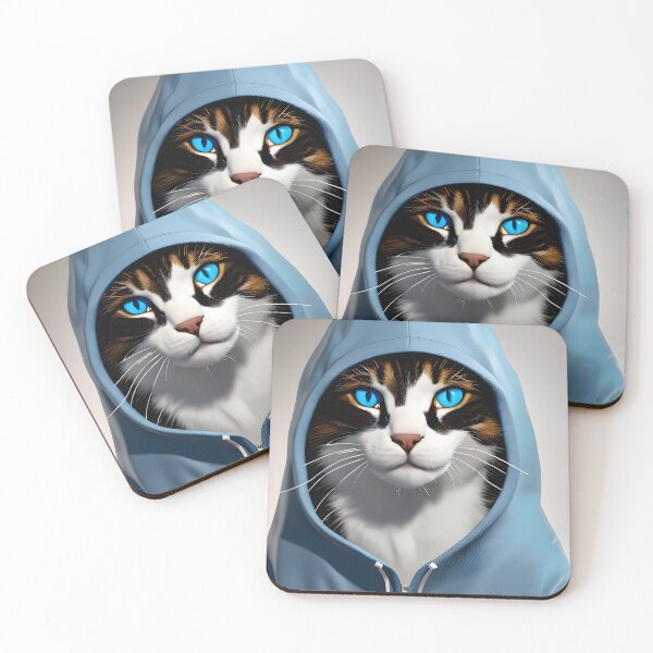 Item preview, Hooded Cat - Modern Digital Art designed and sold by Ai-michiart.