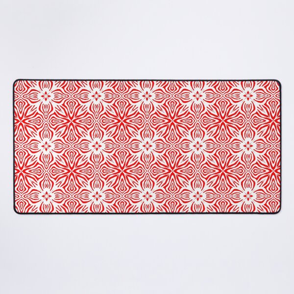 Item preview, Red and White Symmetric Illusion Pattern designed and sold by patternologyy.