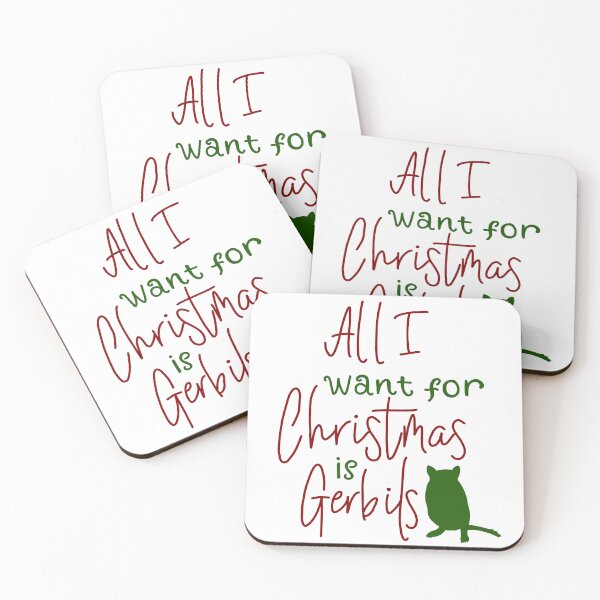 Item preview, All I want for Christmas is gerbils designed and sold by Becky-Marie.