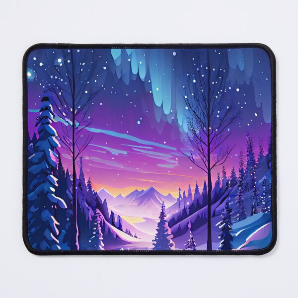 Item preview, Blue Northern Lights Sunset Sticker designed and sold by BEAUHOUS.