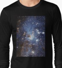 Blue Galaxy Long Sleeve T-Shirt